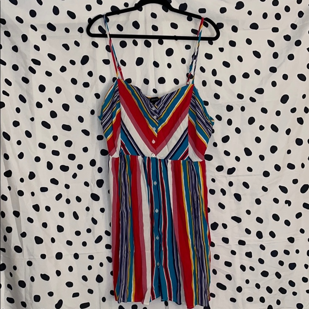 NWOT Multicolor Stripe Dress